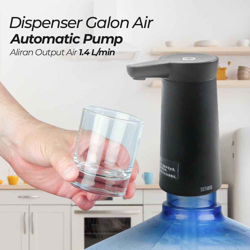 (BISA COD) FTIHSHP Sothing Dispenser Pompa Galon Air Automatic Pump - DSHJ-S-2004