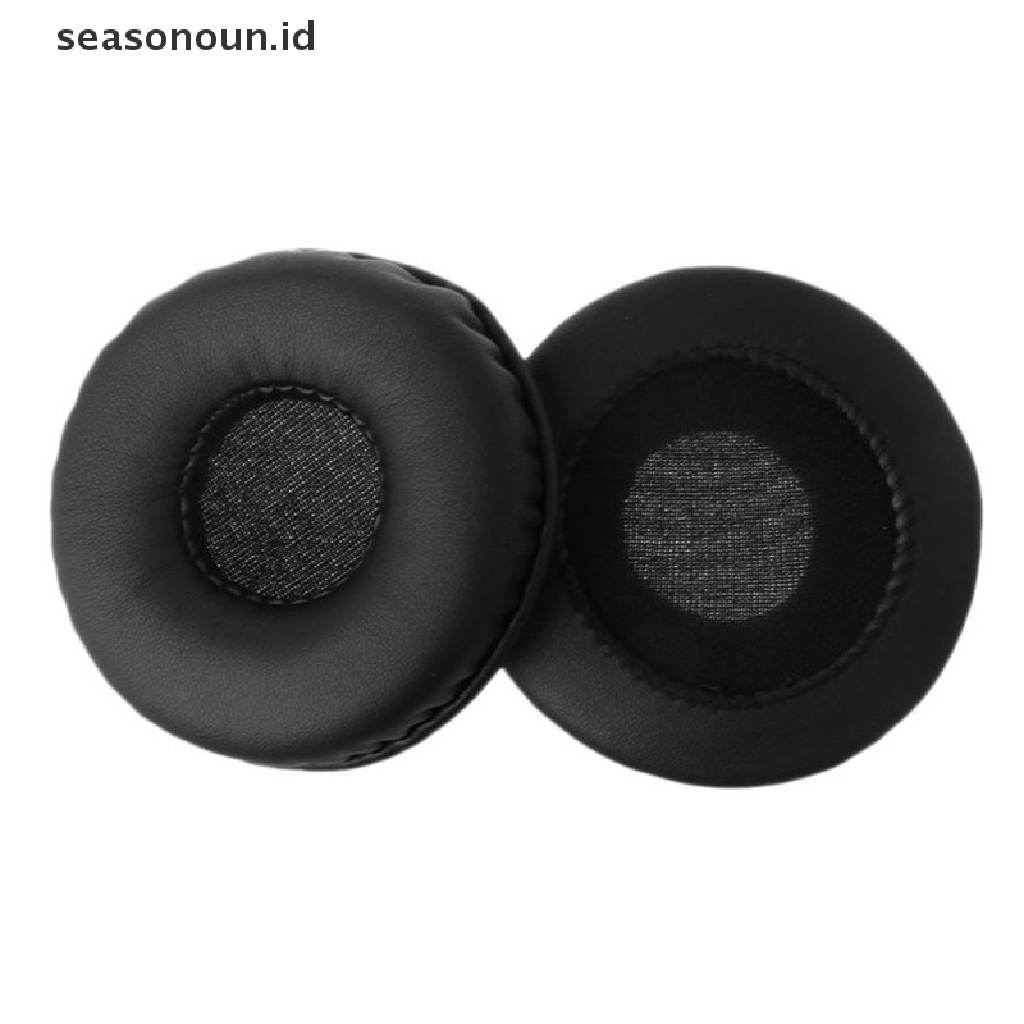 Seasonoun 1pasang Earpads Ear Cushion Pengganti Untuk Audio Technica ATHWS50 SJ3 SJ33 SJ5 SJ55 ES7 ESW9 ESW10 JVC S500 Headset Headphone.