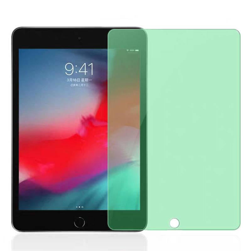 Untuk iPad Air Mini6 5 4 3 2 1 10.5 10.9 7.9 8.3 Green Light Tempered Glass Film Pelindung Layar Untuk iPad Pro 11 12.9 2015 2017 2018 2020 2021 2022 10 9 8 7 6 5 10.9 10.2 9.7