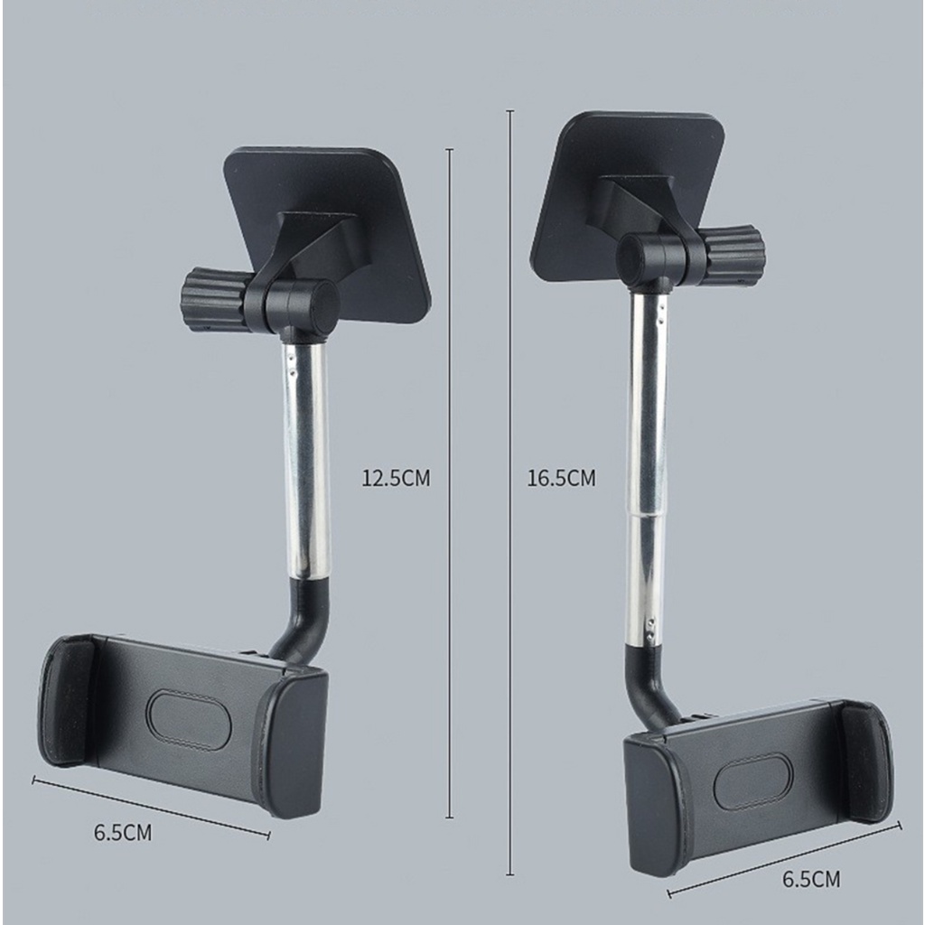 Spion Ditarik Berputar Dudukan Ponsel/Rotasi 360derajat Dudukan Ponsel Mobil/Multifungsi Dapat Disesuaikan Di Klip Universal Mobil