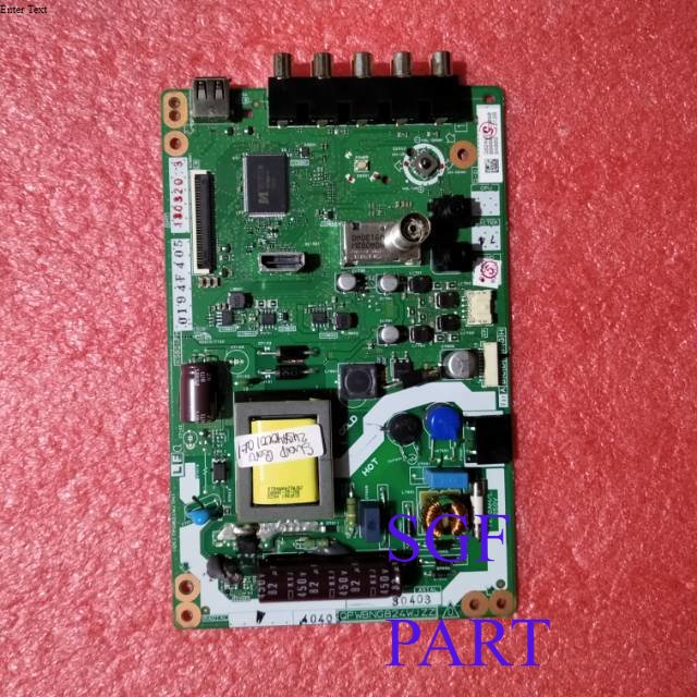SHARP LC- 24SA4000I MAINBOARD - MOTHERBOARD - MB TV LED SHARP LC- 24SA4000I