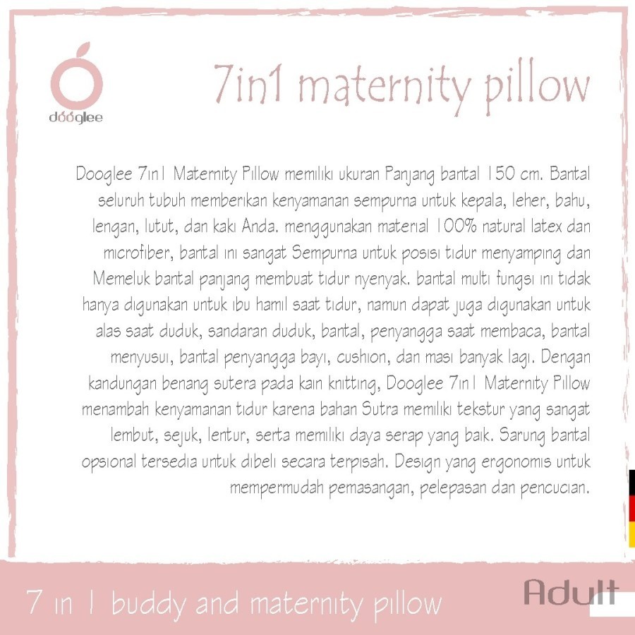 Dooglee - 7in1 Maternity Pillow