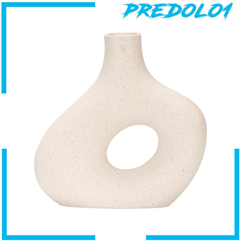 [Predolo1] Tanaman Pot Batang Ikat Penyimpanan Planter Indoor Bud Vase Vas Bunga Keramik
