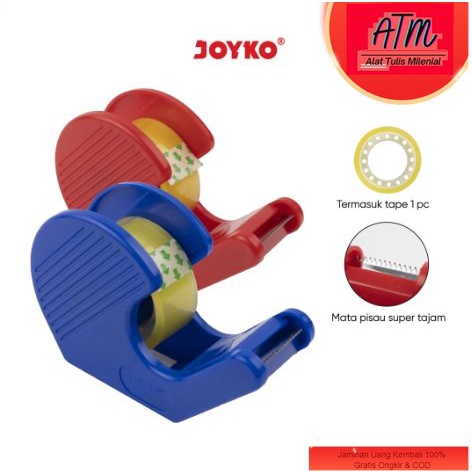 

Tape Cutter Tape Dispenser Pemotong Pita Perekat Joyko TC-117