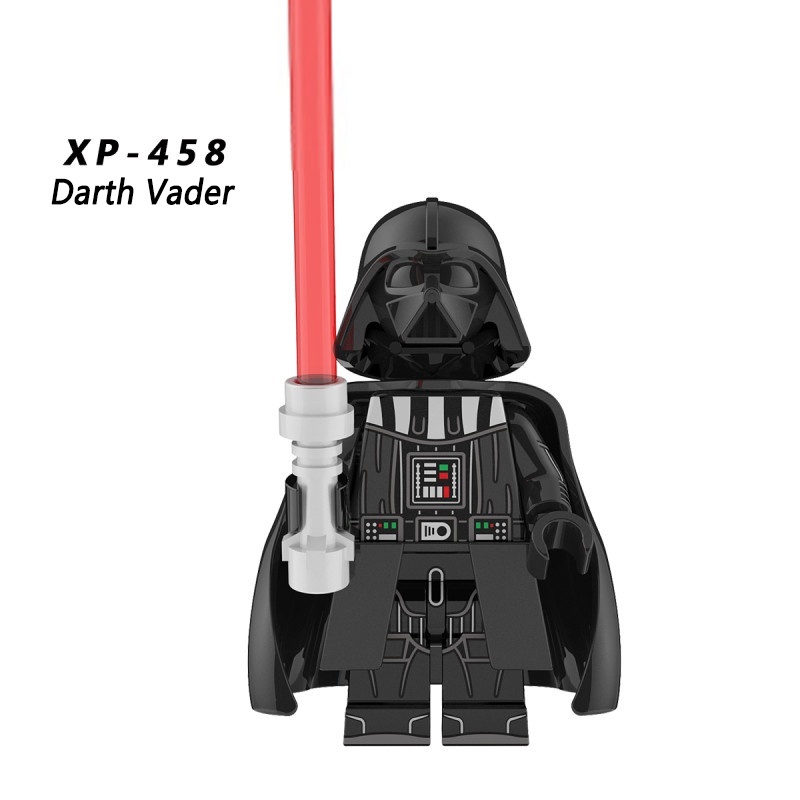 Star Wars Series Darth Vader Obi-Wan Black Knight Anakin Angka Mini Anak Rakitan Mainan Blok Bangunan