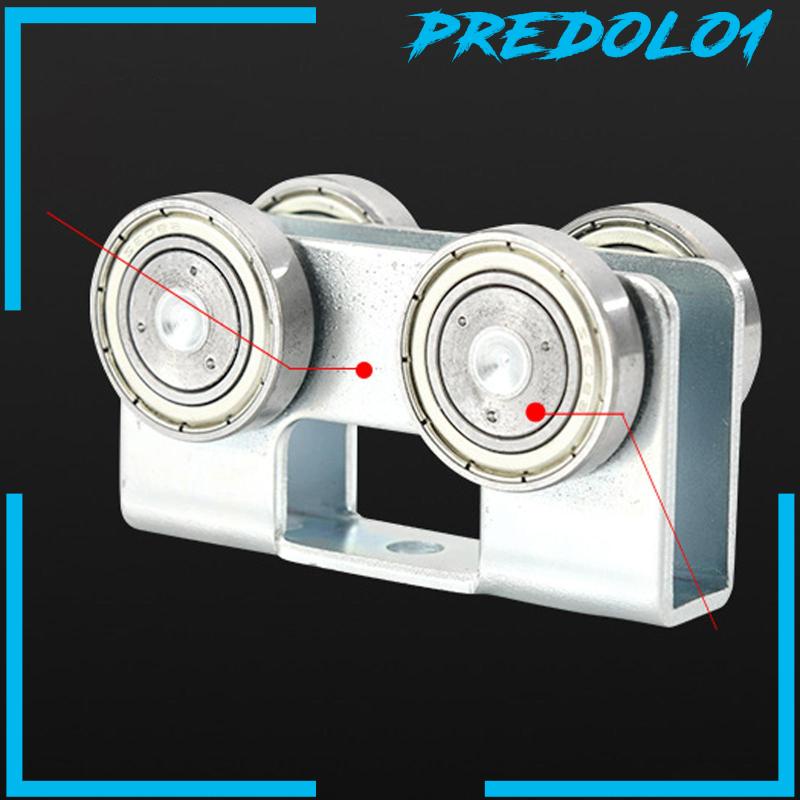 [Predolo1] 4 Wheel Trolley Assembly Stable Welded Roller Trolley for Cabinets Curtains