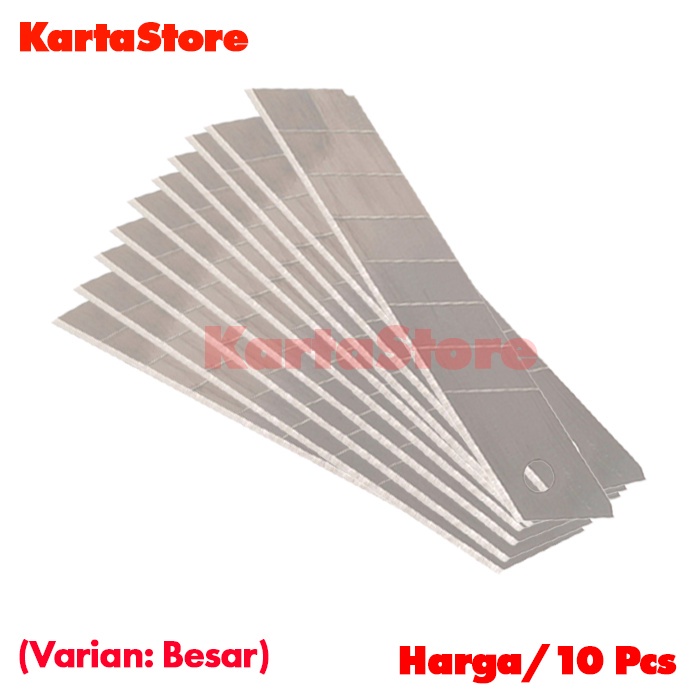 

ISI CUTTER / REFILL CUTTER BESAR 10Pcs/ Tube SUPER TAJAM
