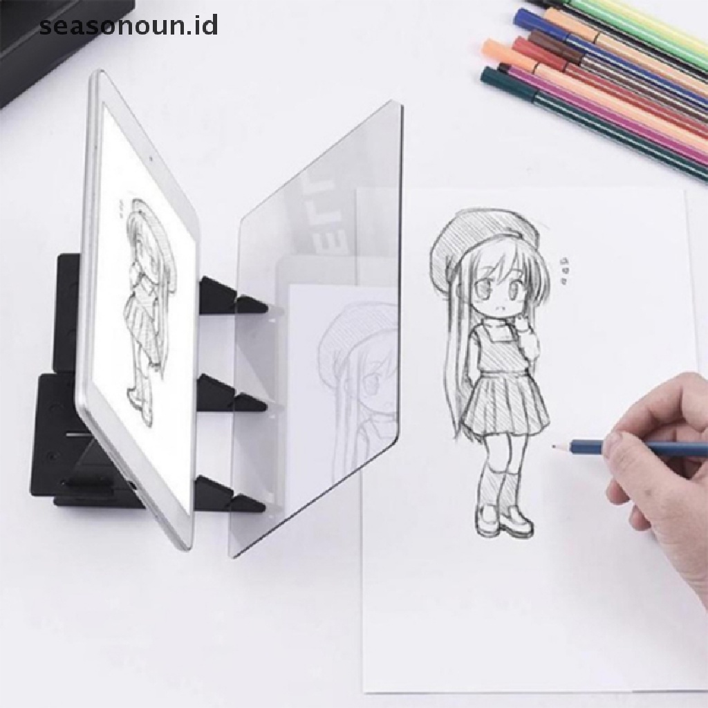 Seasonoun holder Handphone Sketsa Wizard Tracing Drawing Board Proyektor Serut Optik  .