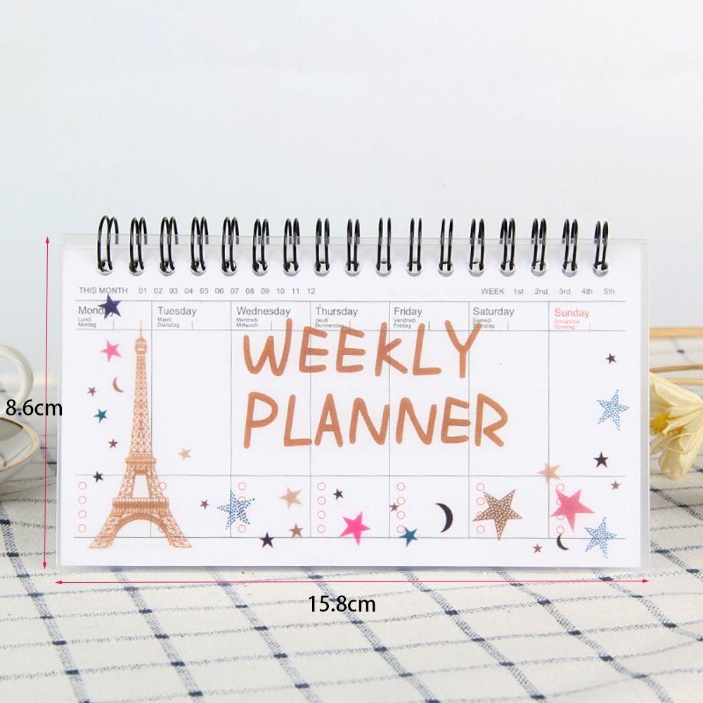 Jadwal Perencanaan Mingguan Nanas Tear-off Diary Flip Notebook Diary Planner