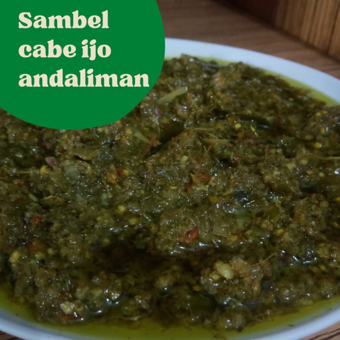 

Best Seller [COD] Sambel Andaliman cabe ijo - pedas sekali