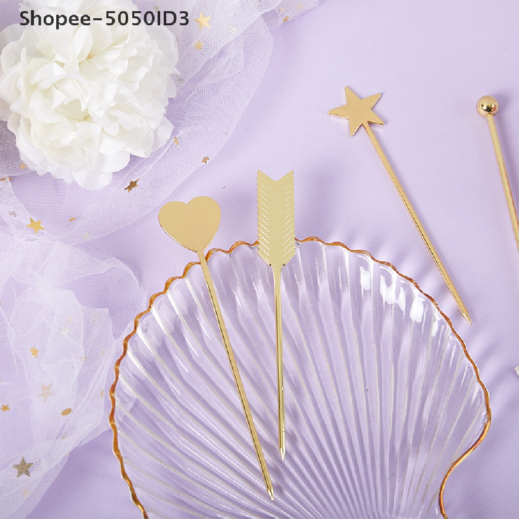 [HOT] Nail Art Stirring Rod Cairan UV Gel Aduk Campur Alat Manicure Tools [ID]