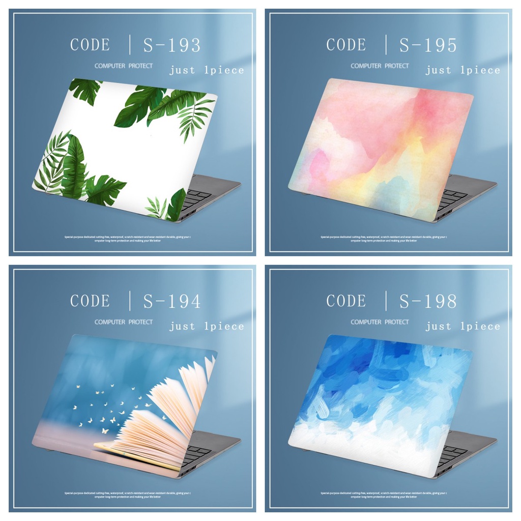 1pc Universal Bebas Potong COD Custom Stiker Kulit Laptop Untuk Huawei MateBook D14 MateBook B3-41 MateBook E 14 &quot;15.6&quot; Notebook Komputer Decal Game Cinnamoroll Desain Penutup Komputer