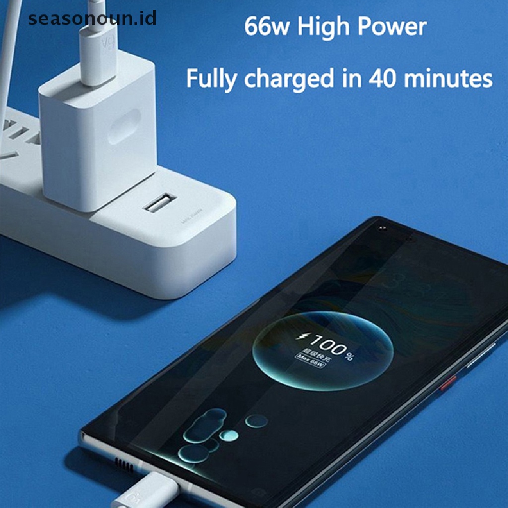 Seasonoun 7A USB Type C Kabel Charge Super Cepat Huawei 100W Charging Data Cord Quick Charger Cable Untuk OPPO Huawei Xiaomi Vivo Honor Kabel Data.