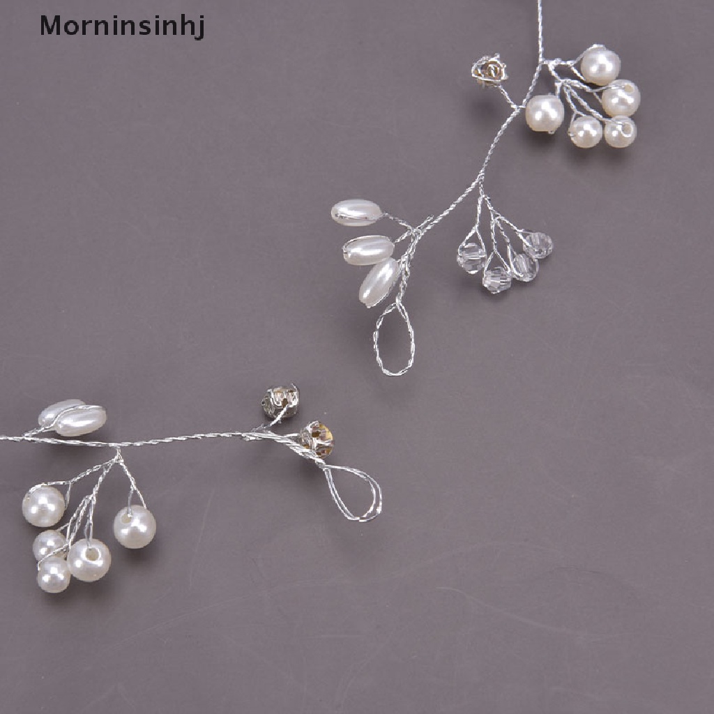 Mornin Mutiara Pernikahan Rambut Aksesoris Pengantin Headband Women Hair Jewelry id