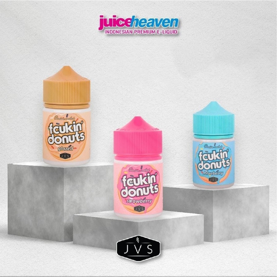 FREEBASE FCUKIN DONUTS SERIES 60ML BY JVS LABS X JUICE 100% AUTHENTIC