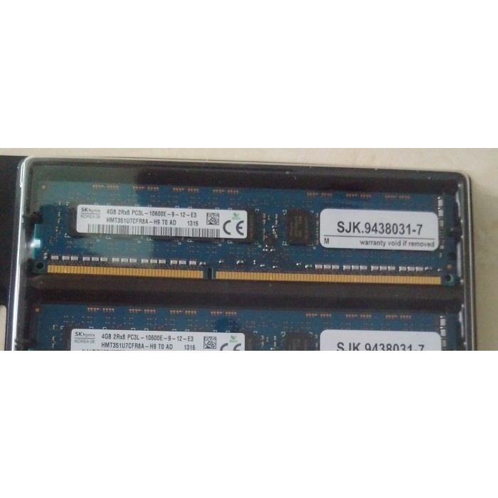 MEMORY / RAM SERVER 4GB PC3L-10600E 2Rx8