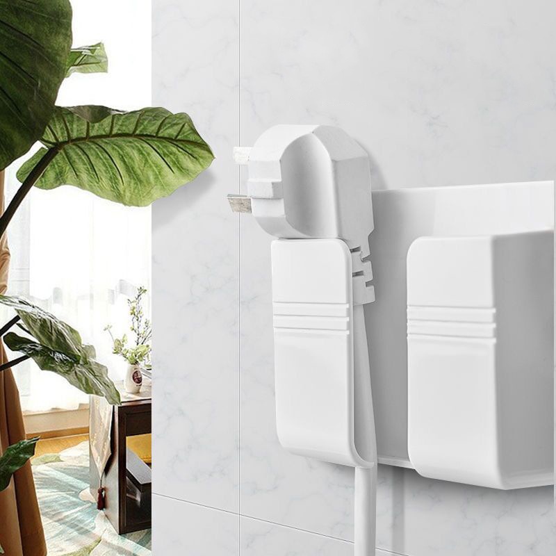 [Unggulan] Kotak Penyimpanan Bebas Pukulan Bracket Rak Penyimpanan Samping Tempat Tidur Multifungsi Organizer Dinding Phone Holder TV Remote Control Tempat Penyimpanan Colokan Telepon Charging Stand