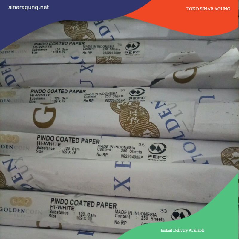 

KERTAS ART PAPER 120GSM-ART CARTON 120GSM- A3(420X297)/A3+(485X325)- kertas untuk digital print-isi 250lembar