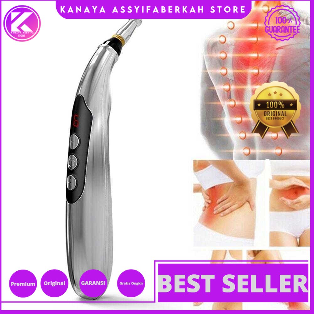 LANBENA Alat Akupuntur Magnetic Therapy Pen Massager 9 Gears - W-912R