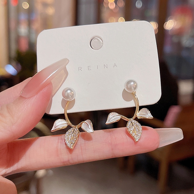 925jarum Perak Sederhana Bunga Anting Fashion Wanita Ear Studs
