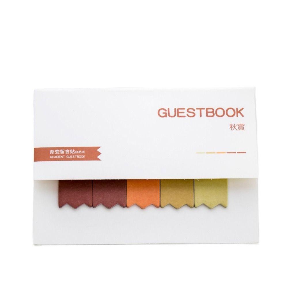 Mxbeauty Sticky Labels 100Sheets Self Adhesive Sticky Notes DIY Dekorasi Perlengkapan Kantor Stationery Label Bookmark