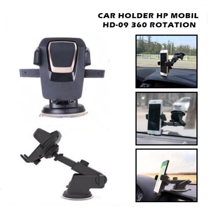 Holder Hp Mobil HD-09 Degree Rotation CarHolder [ BES SELLER ]