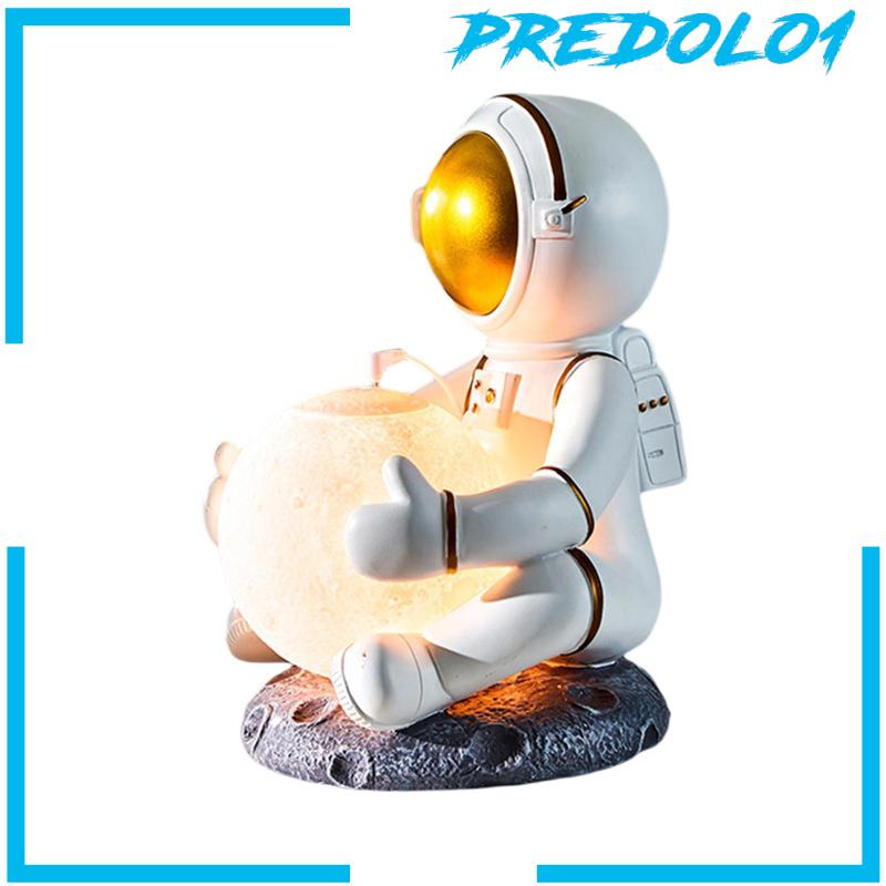 [Predolo1] Portable Humidifiers for Bedroom Astronaut Figurine with LED Light