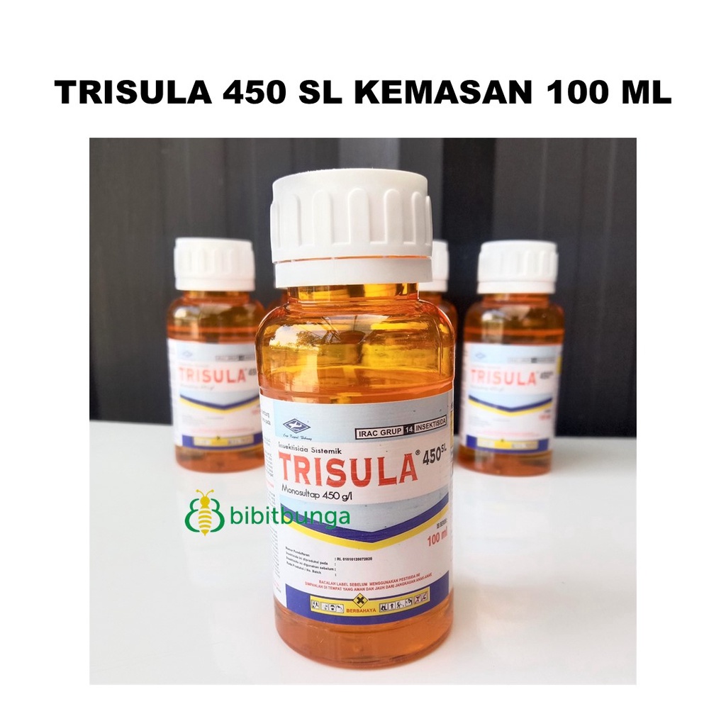 Insektisida Sistemik Padi TRISULA Monosultap 450 SL 100 ml 450SL 100ml