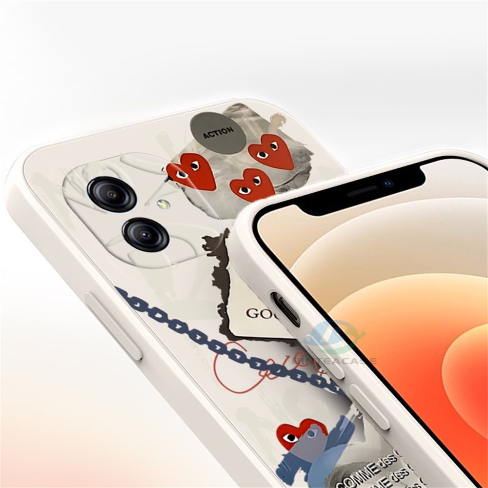 Huawei P30 Lite Nova 5T Nova 3i Nova 7i Y6P Y7A Y6 Pro Y7 Pro 2019 Y9S Tide Brand Graffiti Love Lembut Silikon Binteacase