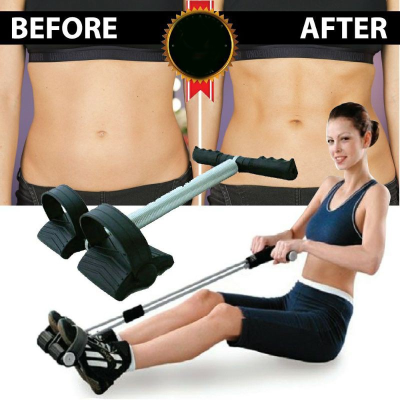 TUMMY TRIMMER  Alat Fitnes Rumah Alat Pengecil Perut Sixpack dan Pembakar Lemak Kalori -Alat Sit Up Tummy Trimmer