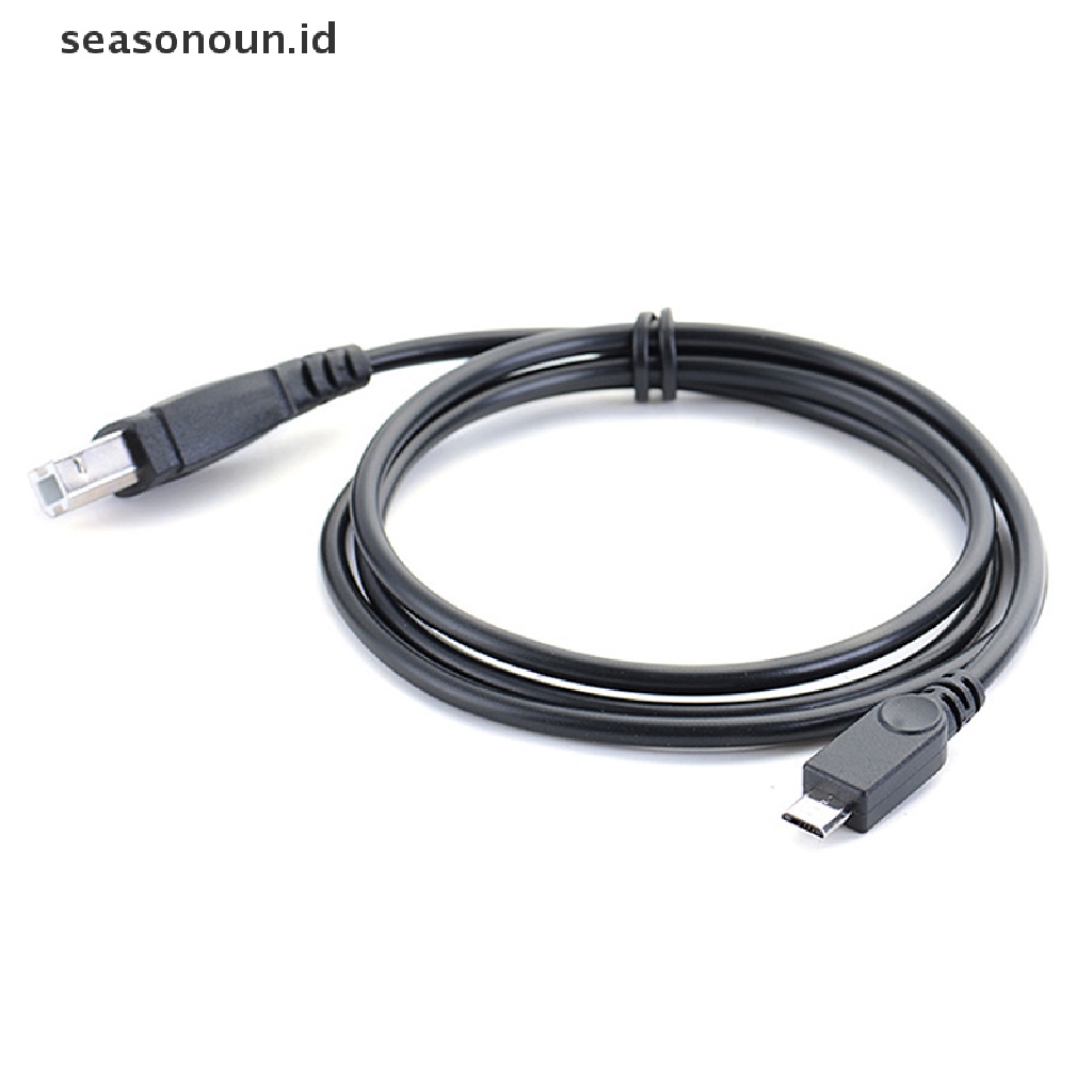 Seasonoun Kabel OTG Data Micro USB Male To USB B Type Male 3.2ft Untuk Printer Tablet Handphone  .