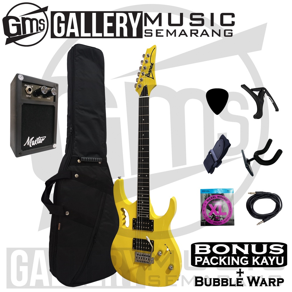 Gitar Elektrik Ibanez Jem Yellow Custom Standart