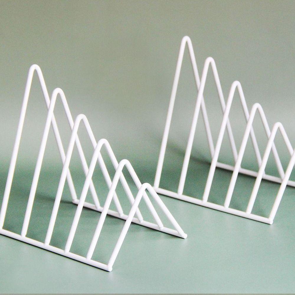 Mxbeauty Triangle Bookend Minimalism Hoom Room Magzine Holder Meja Penyimpanan Rak Buku Perlengkapan Kantor Sekolah Rak Rekam