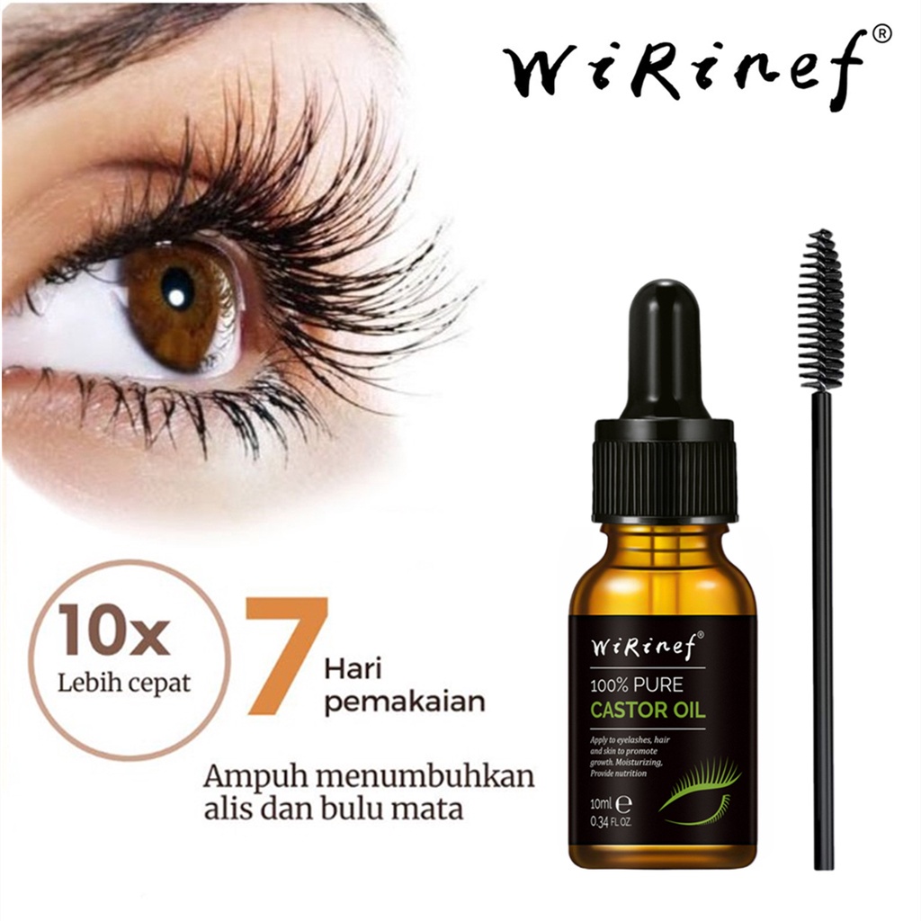 WiRinef Eyelash &amp; Eyebrow Growth Serum Penumbuh Bulu Mata dan Alis Pemanjang Bulu Mata Serum Alis Pelentik Bulu Mata 10ml Bulu Mata Tumbuh Cepat Dalam 7 hari (100% Original)