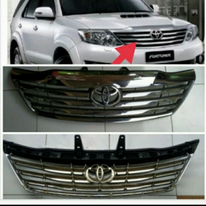 Gril fortuner crome 2012 2015 ori
