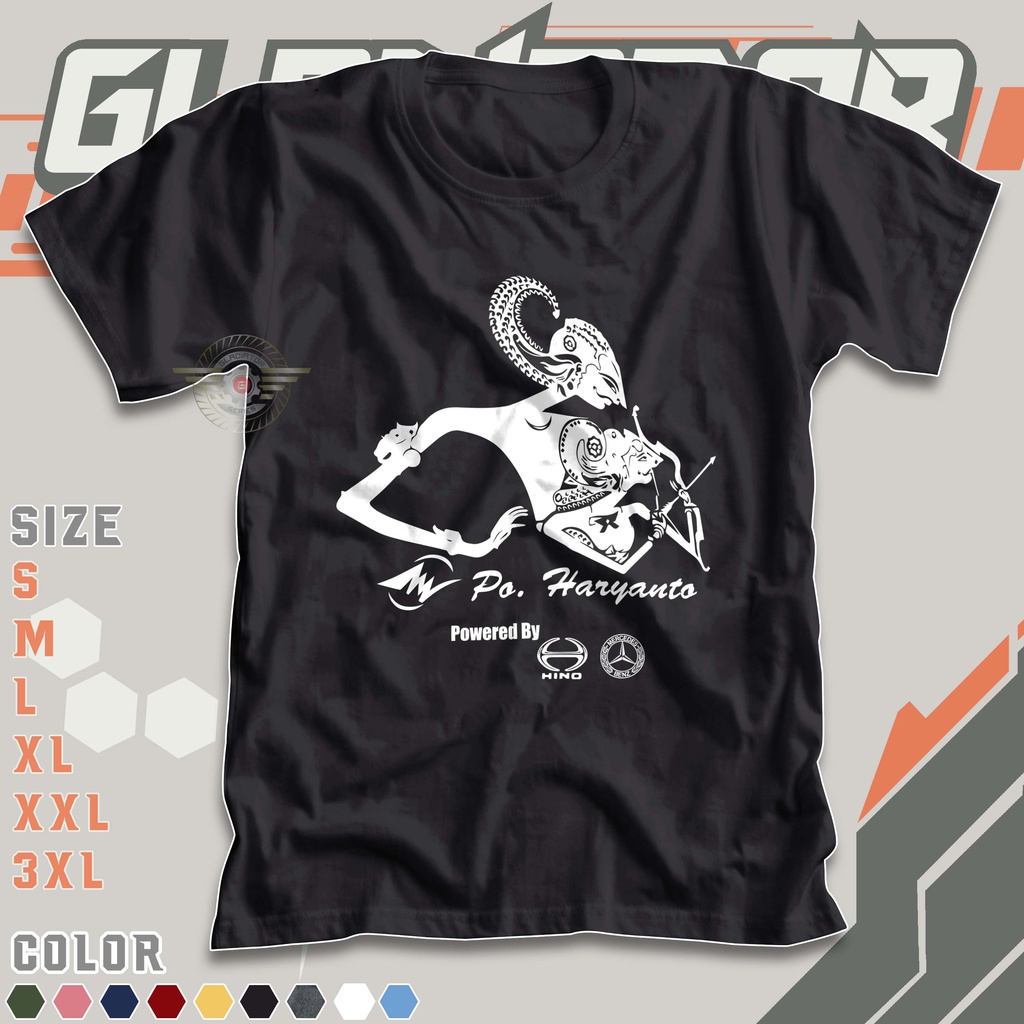 [COD] Kaos Bus Po Haryanto Bis Hino Mercedes Benz Baju Distro Bismania Community Driver - 7144