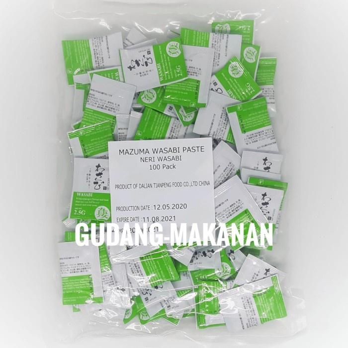 

Best Seller [COD] Mazuma Wasabi Paste Neri Wasabi / Wasabi Sachet (Isi100Pcs) - Standard