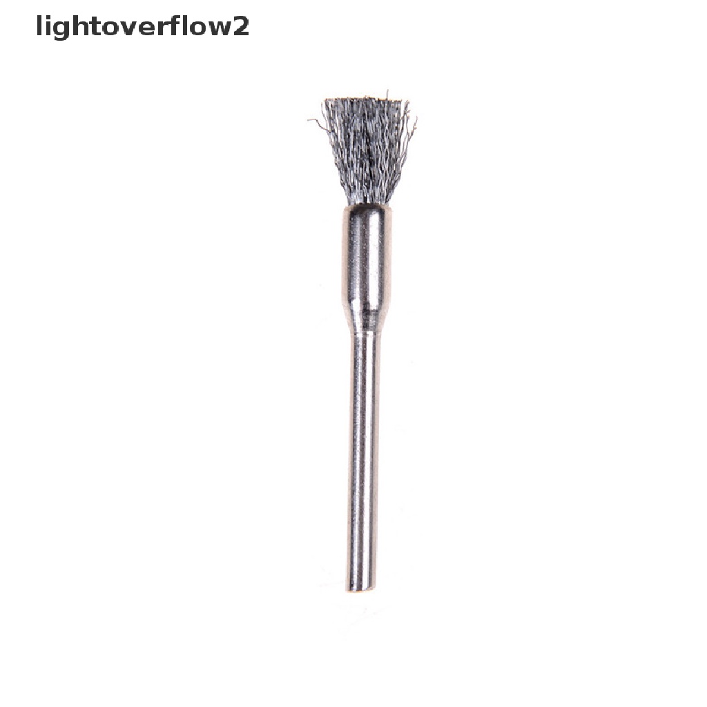 [lightoverflow2] 1pc Steel Wire Brushes rotary tools polishing accessories for mini drill   [ID]