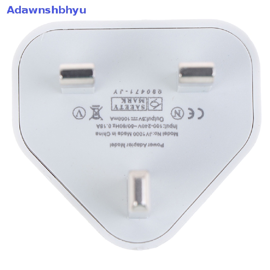 Adhyu Speedy Fast 1 Port USB Charger 3 Pin UK Mains Wall Plug Adapter ORIGINAL ID