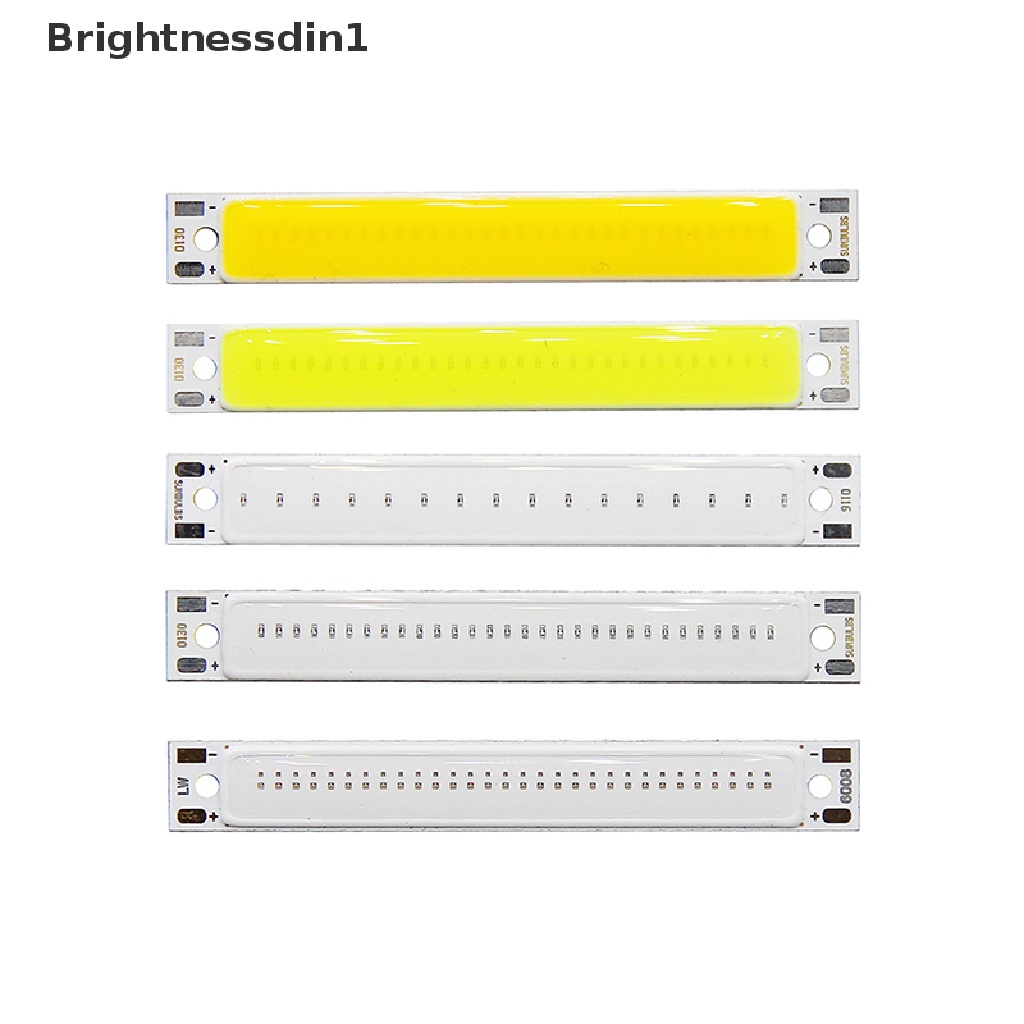 [Brightnessdin1] Hot sale 3V 3.7V DC 60mm 8mm LED COB Strip 3W Hangat Dingin Putih Biru Merah COB Sumber Cahaya Untuk DIY Sepeda Kerja Lampu Butik