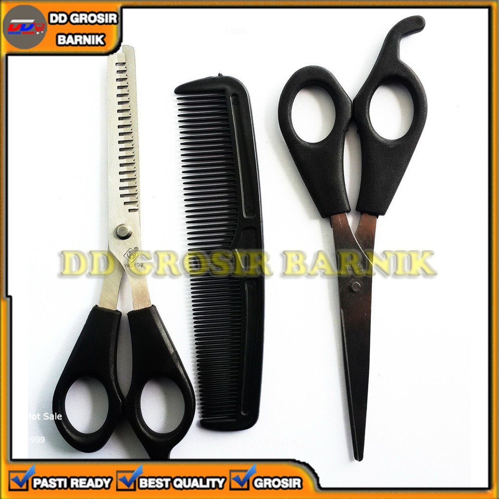 [DGB] ALAT GUNTING POTONG RAMBUT SET 3 PCS HAIR STYLING CUKUR