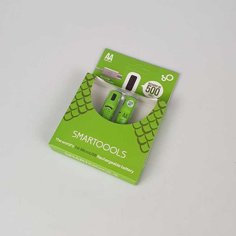 (BISA COD) FTIHSHP MICROBATT Baterai Cas Rechargeable Micro USB 2PCS