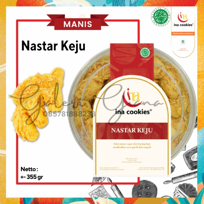 

Ina Cookies Nastar Keju Reguler