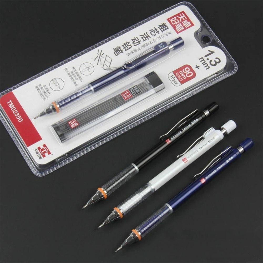 [Elegan] Pensil Mekanik Kualitas Tinggi Isi Ulang Pensil Sketsa Gambar 3B 1.3mm Pensil Otomatis