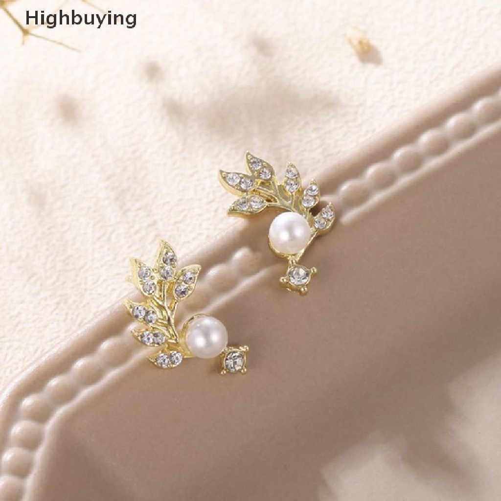 Hbid Desain Baru Tidak Teratur U-Shaped Anting Warna Emas Untuk Wanita Korea Kristal Fashion Perhiasan Tidak Biasa Aksesoris Untuk Gadis Glory