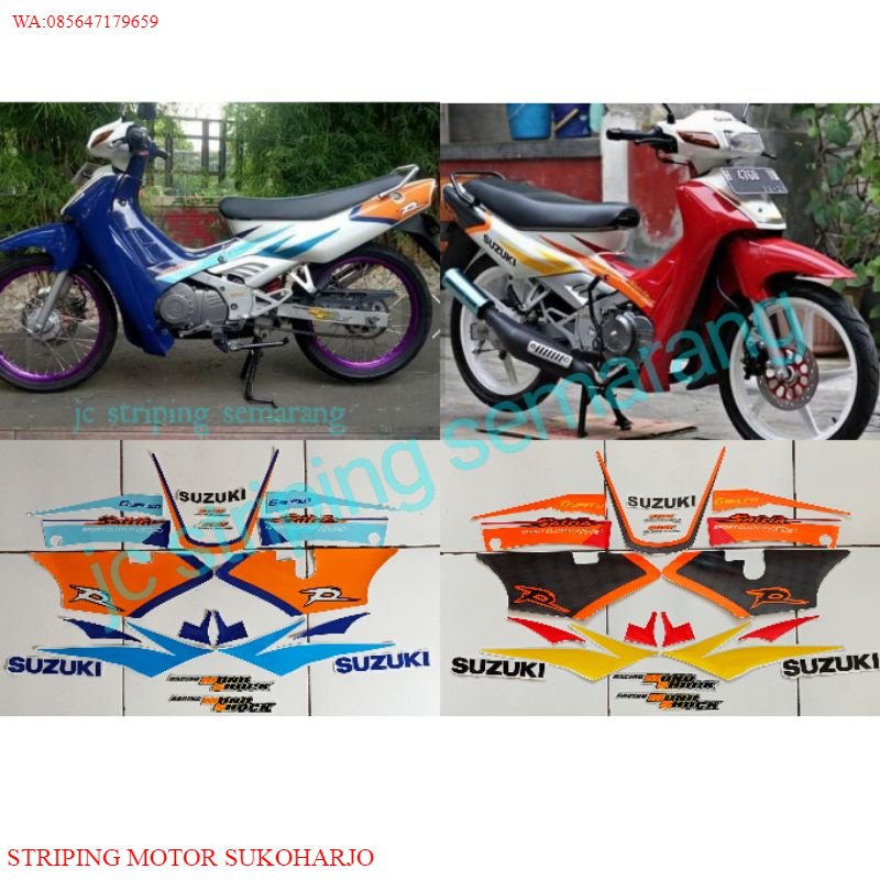 (ORI) striping satria r 2001 6speed KUALITAS ORIGINAL