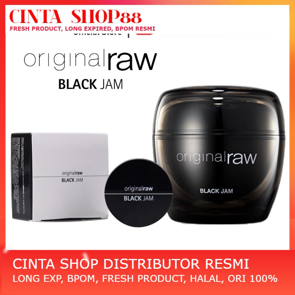 KRIM CREAM PELEMBAB WAJAH KOREA ASLI 50 ML / 9 ML BLACK.JAM.ORIGINAL.RAW