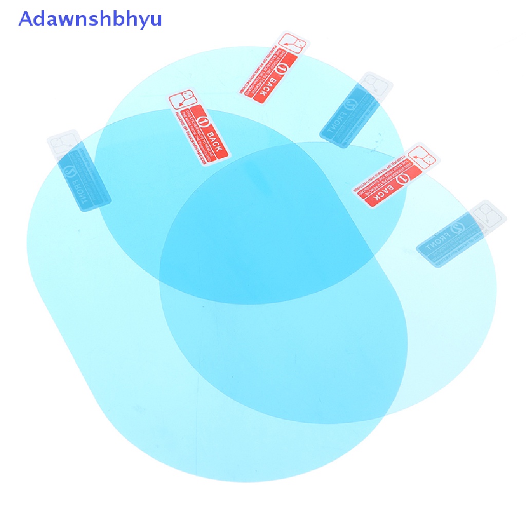 Adhyu 2PCS Stiker Kaca Spion Mobil Anti Hujan Film Pelindung Anti Kabut Pelindung Rain Shield ID