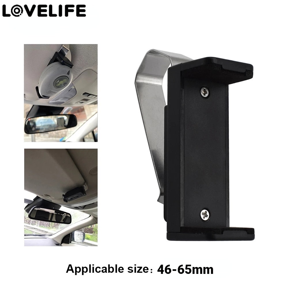 Aksesoris Mobil Pelindung Matahari Mobil Bracket Remote Control Kunci Mobil Klip Holder Pintu Garasi Remote Control Mount Stand Retractable Car Sun Visor Clip Holder