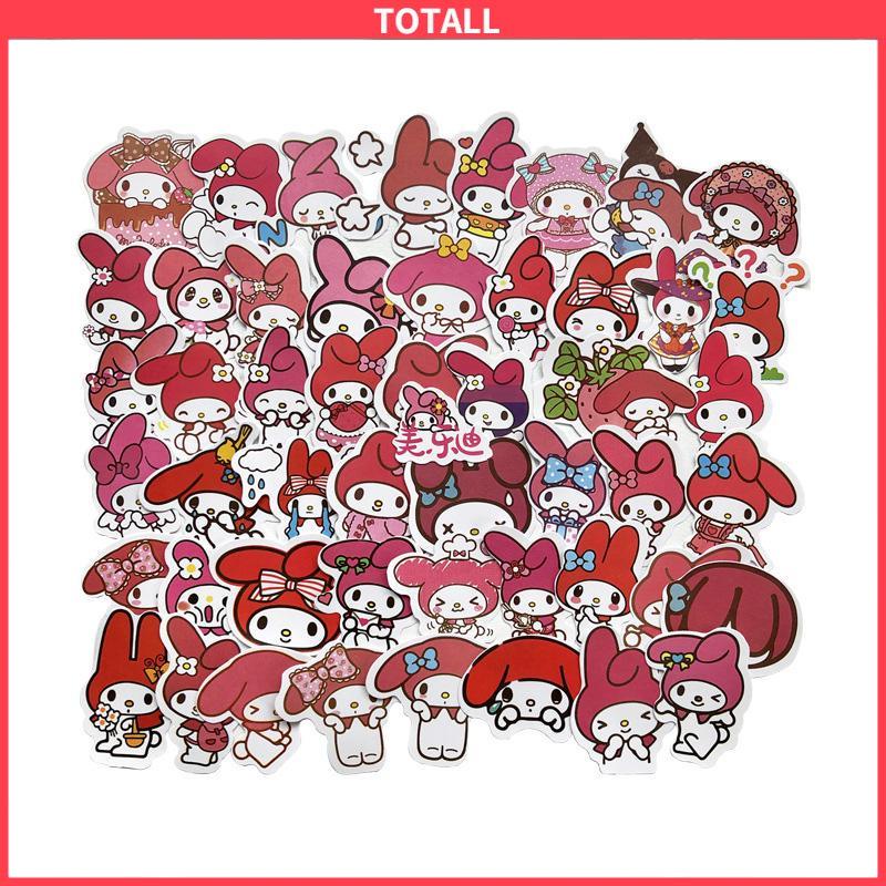 COD 60pcs Stiker Koromi，Waterproof Kartun，Sanrio MELODY -Totall